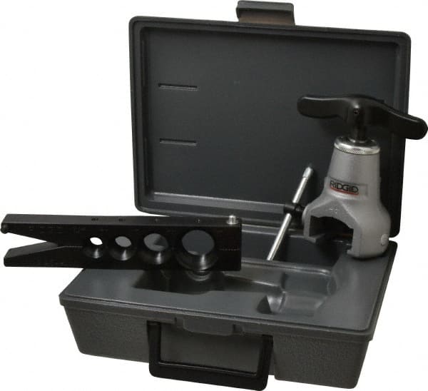Ridgid - 3/8 to 1" Pipe Capacity, Flaring Tools & Tube Expanders - Cuts Steel, Stainless Steel, Hard Copper & Brass - Exact Tooling