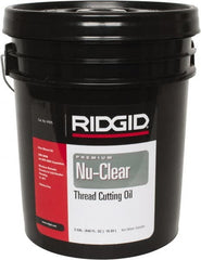 Ridgid - Nu Clear Cutting Oil - 5 Gallon Bucket - Exact Tooling