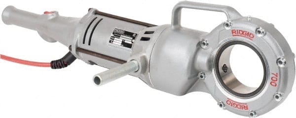 Ridgid - 115 Volt, 2 Inch Pipe Capacity, 1/2 hp, Hand Held Power Pipe Threader - Exact Tooling
