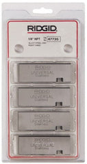 Ridgid - 1/8-27 NPT Thread, 12° Hook Angle, Right Hand, Alloy Steel Pipe Chaser - Ridgid 504A, 711, 713, 811A, 815A, 816, 817, 842 Compatibility - Exact Tooling