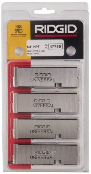 Ridgid - 1/8-27 NPT Thread, 12° Hook Angle, Right Hand, High Speed Steel Pipe Chaser - Ridgid 504A, 711, 713, 811A, 815A, 816, 817, 842 Compatibility - Exact Tooling