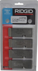 Ridgid - 1 - 11-1/2 - 2 - 11-1/2 NPT Thread, 16° Hook Angle, Right Hand, High Speed Steel Pipe Chaser - Ridgid 504 Compatibility - Exact Tooling