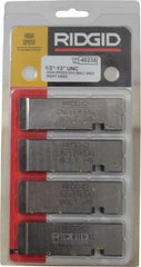 Ridgid - 1/2-13 UNC Thread, 0° Hook Angle, Right Hand High Speed Steel Chaser - Ridgid 504A, 711, 811A, 815A, 816, 817, 911 Compatibility - Exact Tooling