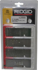 Ridgid - 1-8 UNC Thread, 0° Hook Angle, Right Hand High Speed Steel Chaser - Ridgid 504A, 711, 811A, 815A, 816, 817, 911 Compatibility - Exact Tooling