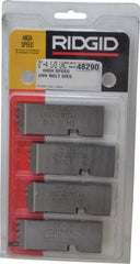 Ridgid - 2 - 4-1/2 UNC Thread, 6° Hook Angle, Right Hand High Speed Steel Chaser - Ridgid 504A, 711, 811A, 815A, 816, 817, 911 Compatibility - Exact Tooling
