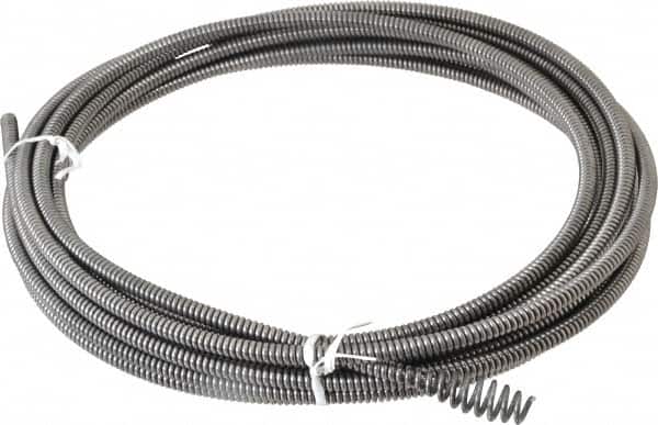 Ridgid - 5/16" x 25' Inner Core with Bulb Auger Cable for Drain Cleaning Machine Sink Drum - For Use with Models K25, K39, K3800 & K50 - Exact Tooling
