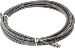 Ridgid - 5/16" x 25' Inner Core with Bulb Auger Cable for Drain Cleaning Machine Sink Drum - For Use with Models K25, K39, K3800 & K50 - Exact Tooling