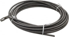 Ridgid - 5/16" x 35' Drain Cleaning Machine Cable - Inner Core Drophead, 3/4" to 1-1/2" Pipe, Use with Models K39, K40 & K50 - Exact Tooling