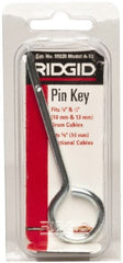 Ridgid - Drain Cleaning Machine Coupling Pin - For Use with Models K39, K50, K375 & K3800 - Exact Tooling