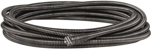 Ridgid - 3/8" x 25' Drain Cleaning Machine Cable - Inner Core Male Cping, 3/4" to 4" Pipe, Use with Models K50, K60SP & K75 A/B - Exact Tooling
