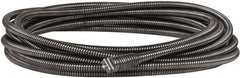 Ridgid - 3/8" x 25' Drain Cleaning Machine Cable - Inner Core Male Cping, 3/4" to 4" Pipe, Use with Models K50, K60SP & K75 A/B - Exact Tooling