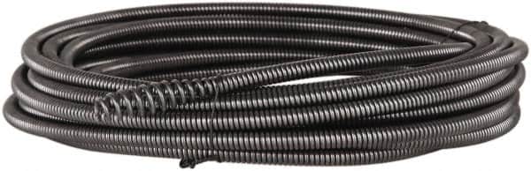 Ridgid - 3/8" x 35' Drain Cleaning Machine Cable - Bulb Auger, 1-1/4" to 1-1/2" Pipe, Use with Models K39, K40 & K50 - Exact Tooling