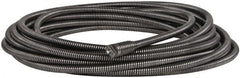 Ridgid - 3/8" x 35' Drain Cleaning Machine Cable - Male Coupling, 1-1/4" to 1-1/2" Pipe, Use with Models K39, K40 & K50 - Exact Tooling