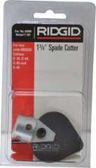 Ridgid - Drain Cleaning Machine Spade Cutter - For Use with Models K375 & K3800 - Exact Tooling