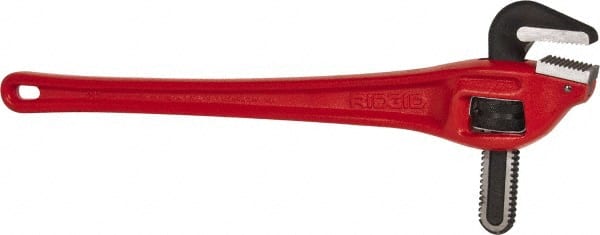 Ridgid - 24" Steel Offset Pipe Wrench - 3" Pipe Capacity - Exact Tooling