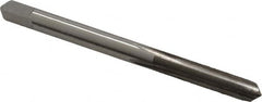 Made in USA - #10-64 UNS 4 Flute Bright Finish High Speed Steel Straight Flute Standard Hand Tap - Plug, Right Hand Thread, 2-3/8" OAL, 7/8" Thread Length, H2 Limit, Oversize - Exact Tooling
