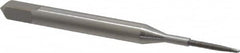 Made in USA - #00-96 UNS, Bright Finish, High Speed Steel Spiral Point Tap - Plug Chamfer, Right Hand Thread, 1-9/16" OAL - Exact Tooling