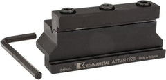 Kennametal - Tool Block Style A2TZN, 26mm Blade Height, 86mm OAL, 1.65"& OAH, Indexable Cutoff Blade Tool Block - 3/4" Shank Height, 3/4" Shank Width, Reversible, Series A2 Cut-Off - Exact Tooling