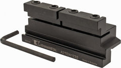 Kennametal - Tool Block Style A2TEN, 32mm Blade Height, 110mm OAL, 48mm OAH, Indexable Cutoff Blade Tool Block - 3/4" Shank Height, 3/4" Shank Width, Reversible, Series A2 Cut-Off - Exact Tooling