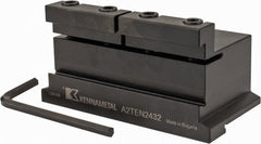 Kennametal - Tool Block Style A2TEN, 32mm Blade Height, 110mm OAL, 57.1mm OAH, Indexable Cutoff Blade Tool Block - 1-1/2" Shank Height, 1-1/2" Shank Width, Reversible, Series A2 Cut-Off - Exact Tooling