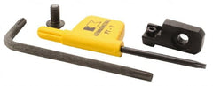 Kennametal - Series Romicron, Right Hand Cut, 45.5mm Min Bore Diam, Boring Cartridge - 8.2mm Back of Bar to Cutting Edge, CP... Insert, 23.7mm OAL, 0° Lead Angle - Exact Tooling
