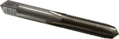 Made in USA - 3/8-20 UNS 4 Flute Bright Finish High Speed Steel Straight Flute Standard Hand Tap - Plug, Right Hand Thread, 2-15/16" OAL, H3 Limit, Oversize - Exact Tooling
