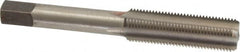 Made in USA - 7/16-24 UNS 4 Flute Bright Finish High Speed Steel Straight Flute Standard Hand Tap - Bottoming, Right Hand Thread, 3-5/32" OAL, H3 Limit, Oversize - Exact Tooling