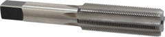 Made in USA - 5/8-24 UNEF 6 Flute Bright Finish High Speed Steel Straight Flute Standard Hand Tap - Bottoming, Right Hand Thread, 3-13/16" OAL, H3 Limit, Oversize - Exact Tooling