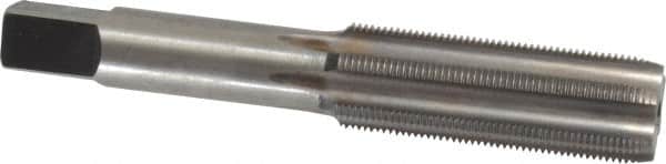 Made in USA - 5/8-27 UNS 6 Flute Bright Finish High Speed Steel Straight Flute Standard Hand Tap - Plug, Right Hand Thread, 3-13/16" OAL, H3 Limit, Oversize - Exact Tooling