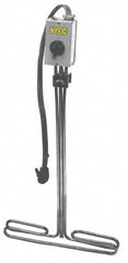 Made in USA - 240 Volt, 1 Phase, 6,000 Watt, T Type Sink Sanitizer Heater - 26" Leg Length - Exact Tooling