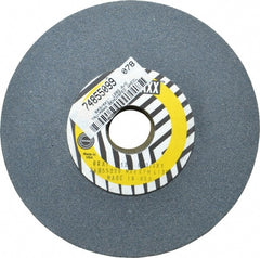 Tru-Maxx - 120 Grit Aluminum Oxide Bench & Pedestal Grinding Wheel - 6" Diam x 1" Hole x 3/4" Thick, 5410 Max RPM, O Hardness, Fine Grade , Vitrified Bond - Exact Tooling