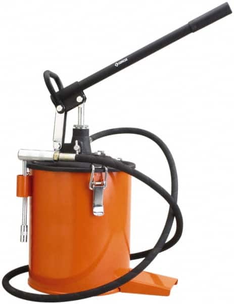 PRO-LUBE - Grease Lubrication Aluminum & Steel Lever Hand Pump - For 22 Lb Container - Exact Tooling