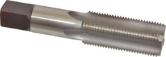 Made in USA - 1-1/16 - 12 UNS 4 Flute Bright Finish High Speed Steel Straight Flute Standard Hand Tap - Bottoming, Right Hand Thread, 5-1/8" OAL, 2-1/2" Thread Length, H5 Limit, Oversize - Exact Tooling