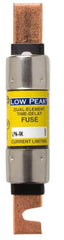 Cooper Bussmann - 250 VAC/VDC, 100 Amp, Time Delay General Purpose Fuse - Bolt-on Mount, 5-7/8" OAL, 100 at DC, 300 at AC (RMS) kA Rating, 1-1/16" Diam - Exact Tooling