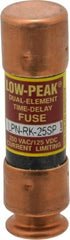 Cooper Bussmann - 125 VDC, 250 VAC, 25 Amp, Time Delay General Purpose Fuse - Bolt-on Mount, 50.8mm OAL, 100 at DC, 300 at AC (RMS) kA Rating, 9/16" Diam - Exact Tooling