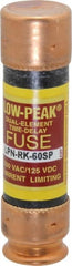 Cooper Bussmann - 125 VDC, 250 VAC, 60 Amp, Time Delay General Purpose Fuse - Fuse Holder Mount, 76.2mm OAL, 100 at DC, 300 at AC (RMS) kA Rating, 13/16" Diam - Exact Tooling