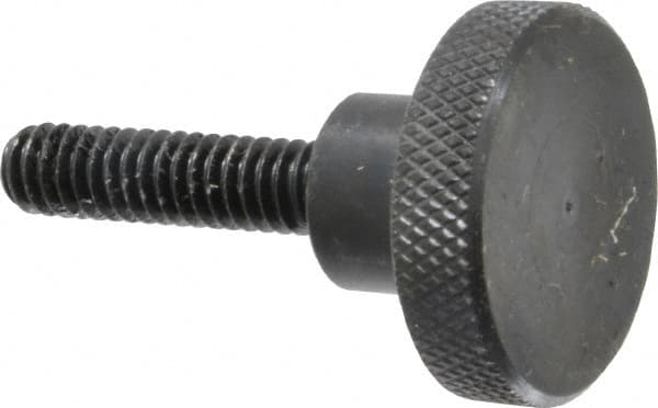 Gibraltar - 1/4-20 Knurled Shoulder Grade C-12L14 Steel Thumb Screw - Exact Tooling