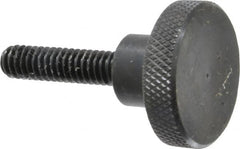 Gibraltar - 1/4-20 Knurled Shoulder Grade C-12L14 Steel Thumb Screw - Exact Tooling