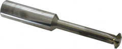 Scientific Cutting Tools - 4 to 8 TPI, Internal/External Single Profile Thread Mill - 1-1/4" Noml Diam, 0.745" Cut Diam, 3/4" Shank Diam, 6 Flute, 0.4" Neck Diam, 2-1/2" Neck Length, 5" OAL, Bright Finish - Exact Tooling