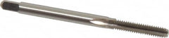 Kennametal - #5-40 UNC 2B/3B 3 Flute Bright Finish High Speed Steel Straight Flute Standard Hand Tap - Bottoming, Right Hand Thread, 1.94" OAL, 5/8" Thread Length, H2 Limit, Oversize - Exact Tooling