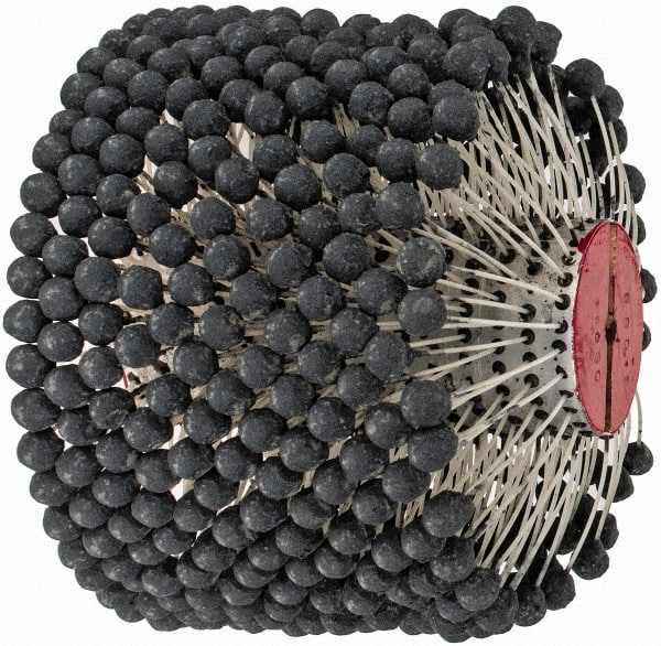 Brush Research Mfg. - 10-1/2" to 11" Bore Diam, 180 Grit, Silicon Carbide Flexible Hone - Medium, 34" OAL - Exact Tooling