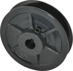 Browning - 5/8" Inside Diam x 4.15" Outside Diam, 1 Groove, Variable Pitched Sheave - Belt Sections 3L, 4L, A, 5L & B, 1-7/8" Sheave Thickness, 21/32 to 1-1/32" Face Width - Exact Tooling