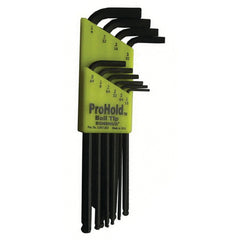 10PC TIP BALL END L-WRENCH SET - Exact Tooling