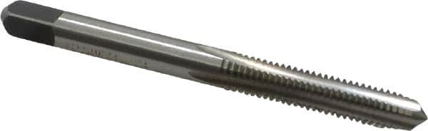 Kennametal - #12-28 UNF 2B/3B 4 Flute Bright Finish High Speed Steel Straight Flute Standard Hand Tap - Plug, Right Hand Thread, 2.38" OAL, 0.938" Thread Length, H3 Limit, Oversize - Exact Tooling