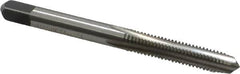 Kennametal - #12-28 UNF 2B/3B 4 Flute Bright Finish High Speed Steel Straight Flute Standard Hand Tap - Plug, Right Hand Thread, 2.38" OAL, 0.938" Thread Length, H3 Limit, Oversize - Exact Tooling