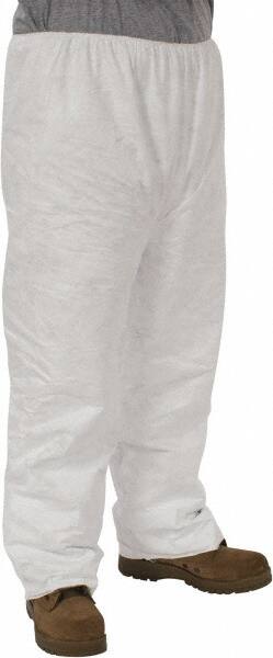 Dupont - Size 2XL, Tyvek General Purpose Work Pants - 26-1/2 Inch Waist, 29-1/2 Inch Inseam, White - Exact Tooling