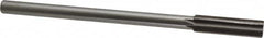 Interstate - 9/16" High Speed Steel Chucking Reamer - Straight Flute, 0.4355" Straight Shank, 2" Flute Length, 8" OAL - Exact Tooling