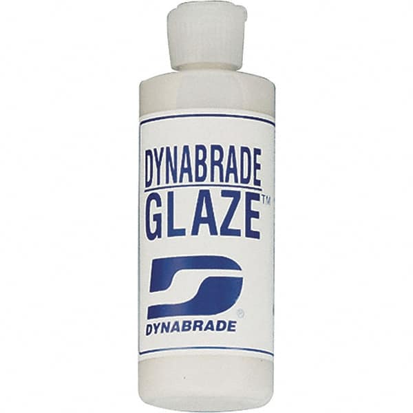 Dynabrade - 4 oz Polishing Compound - White, For High Glossing, Use on Composites, Fiberglass & Metal - Exact Tooling