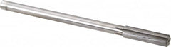 Made in USA - 0.534" Carbide-Tipped 6 Flute Chucking Reamer - Straight Flute, 7/16" Straight Shank, 2" Flute Length, 8" OAL - Exact Tooling