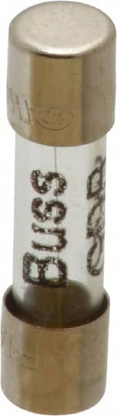 Cooper Bussmann - 250 VAC, 32 VDC, 1 Amp, Fast-Acting Miniature Glass Fuse - 20mm OAL, 5mm Diam - Exact Tooling